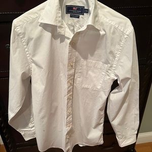 Vineyard Vines Classic White MURRY Button Up Shirt XS